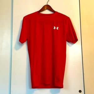 XL Under Armor red compression shirt